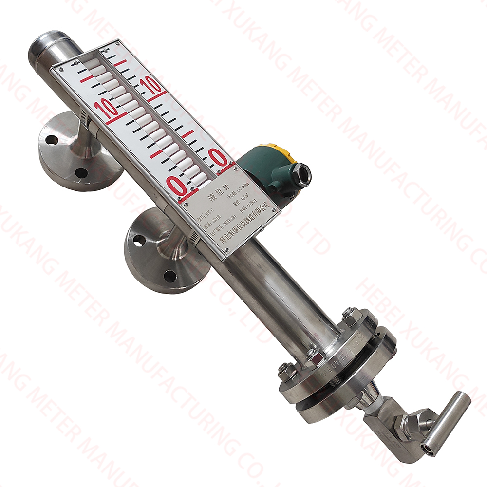 Magnetic Flap Bi-Color Floater Level Gauge Meter