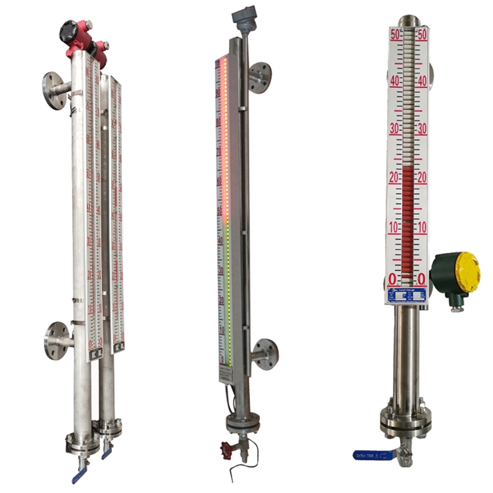 bi color magnetic floater level gauge water level transmitter