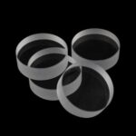 Round tempered borosilicate sight glass