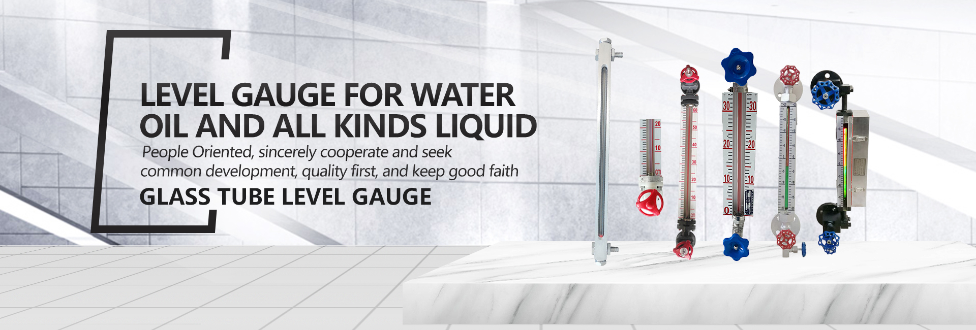 Two-color liquid level meter red and green display high temperature Steam Boiler Glass Tube Double Color Liquid Level Gauge