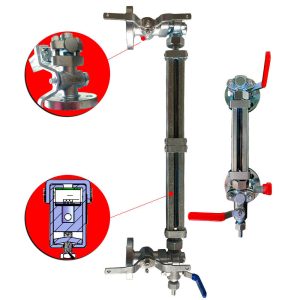 Manual Control Reflex & Transparent Flat Glass Liquid Level Gauges