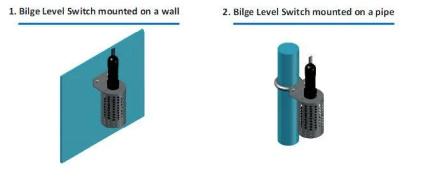 Stainless Steel Bracket Mount Bilge Water Level Switch Liquid Level Switch