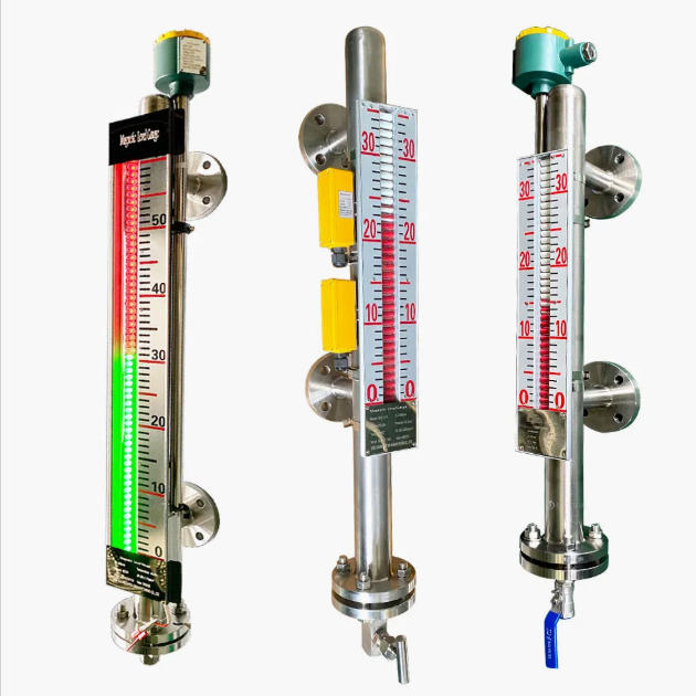Magnetic-Liquid-Level-Gauge-for-Measuring-a-Boiler-Drum-Water-Level
