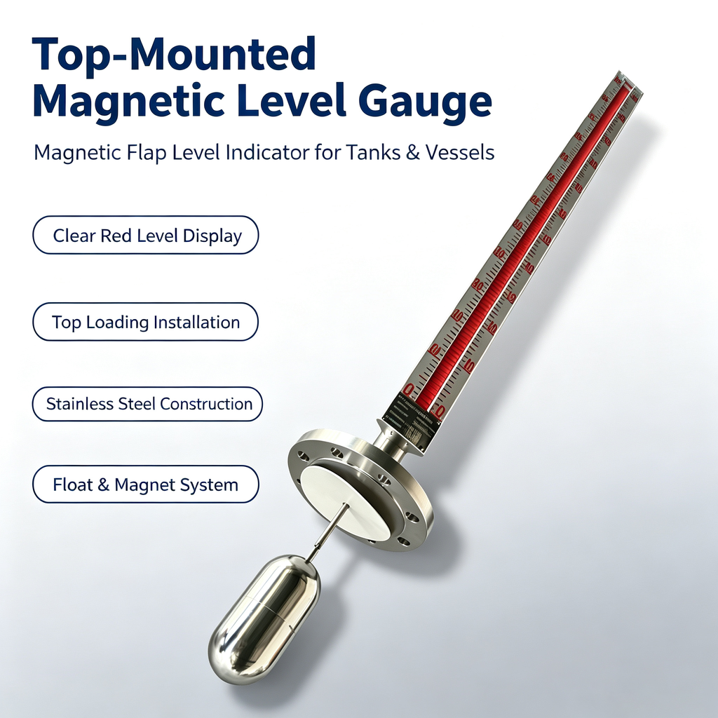 Xukang Top Mounted Magnetic Flap Level Gauge